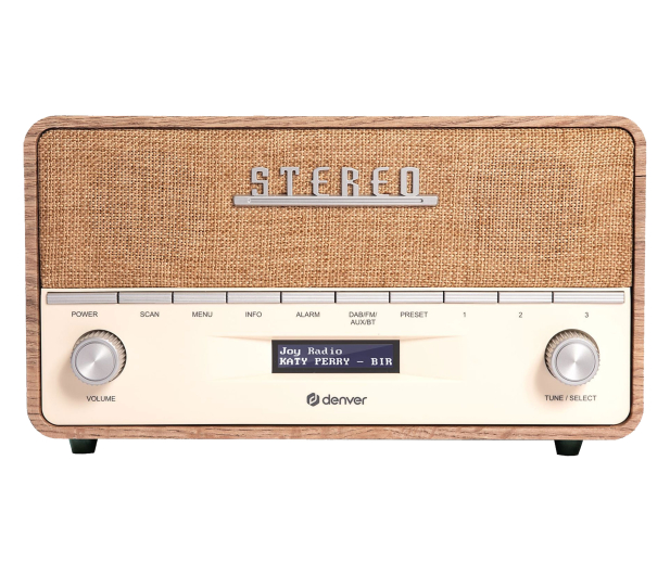 Denver Radio DAB+/FM Denver DAB-36LW z drewnianą obudową light wood - 1535067 - zdjęcie